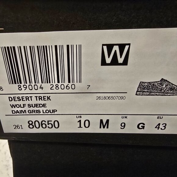 Clarks Originals Men's Desert Trek Wolf Suede 26180650 Boots Shoes Mens Size 10 - Picture 13 of 15